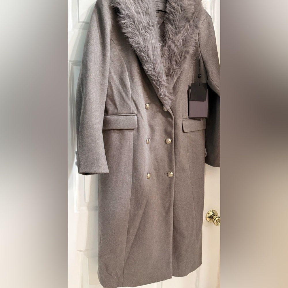 Maine Overcoat with Long Fur Collar